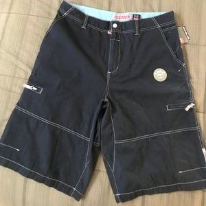 QuickSilver size 36 Navy Blue Vintage Shorts